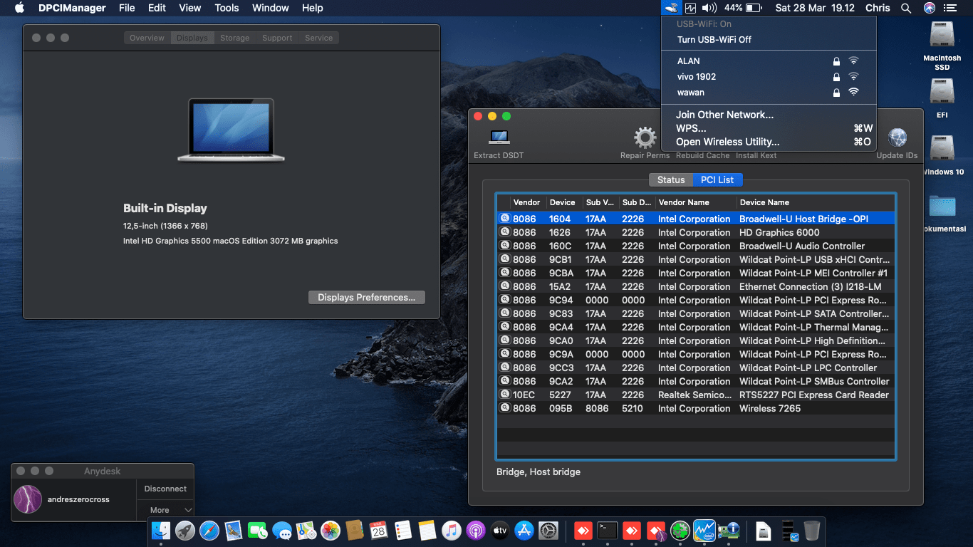Lenovo Thinkpad X250 2nd [Broadwell   Intel HD 5500] 2